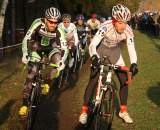 Jamey Driscoll just after the start of the race - Sint Niklaas, Belgium, January 2, 2010.  ? Dan Seaton